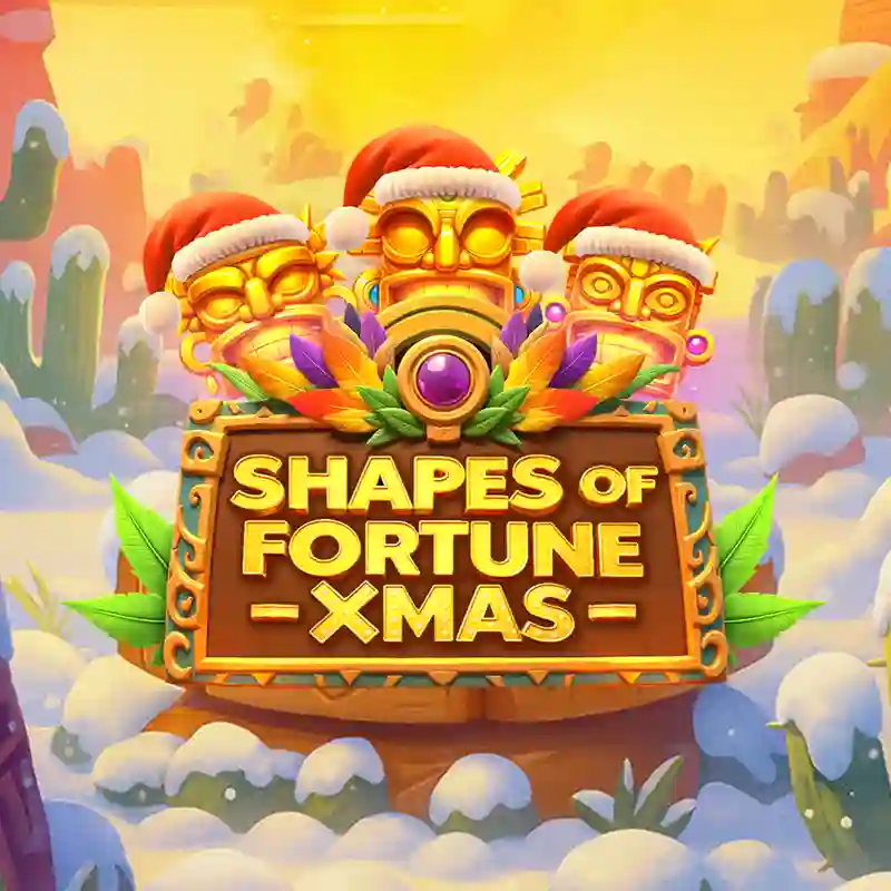 Shapes of Fortune Xmas slot game interface
